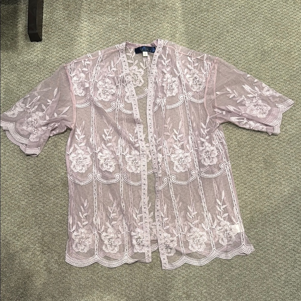 Blue Pair - Boho Lace Floral Top
